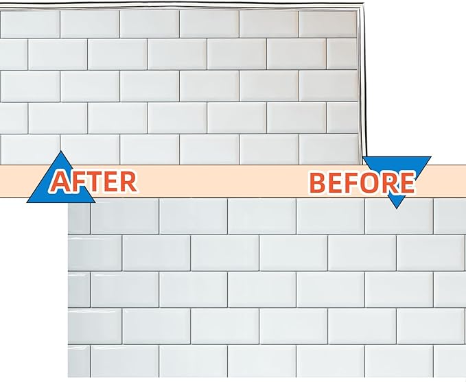 Silver Peel and Stick Trim for Backsplash Tile Edge, Faoaatin 10Ft Premium Flexible Trim Caulk Strip for Wall Tile Edges, Kitchen backsplash, Mirrior Frame