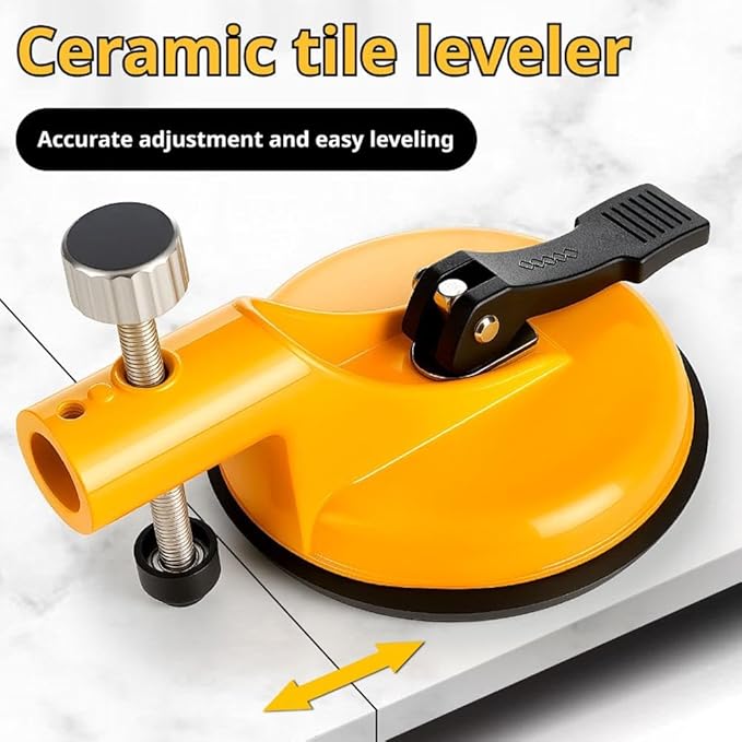 Adjustable Height Setter,Professional Countertop Leveling Tool with Heavy-Duty Suction Cups,Tile Countertop Installation Tools,Aluminum Alloy Wall Tile Leveler for Stone Slab Installation & Repair