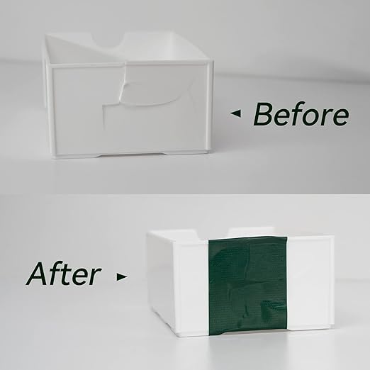 Reniteco Dark Green Duct Tape- 3 inches x 45 Yards, Waterproof & All-Weather, No Residue, UV Resistant, Heavy Duty for Car, Home & Outdoor Repairs, 1 Roll
