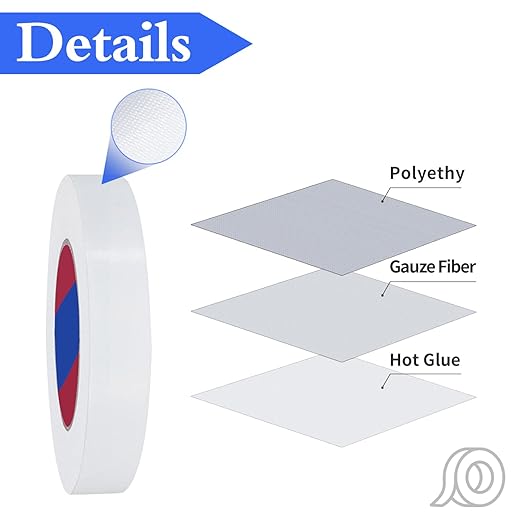 White Heavy Duty Duct Tape, 1 Inch x 55 Yards, Industrial Grade Waterproof & UV Resistant, Strong Adhesive for Indoor Outdoor Repairs, Crafts, Home Improvement, Moving Packing and DIY Projects