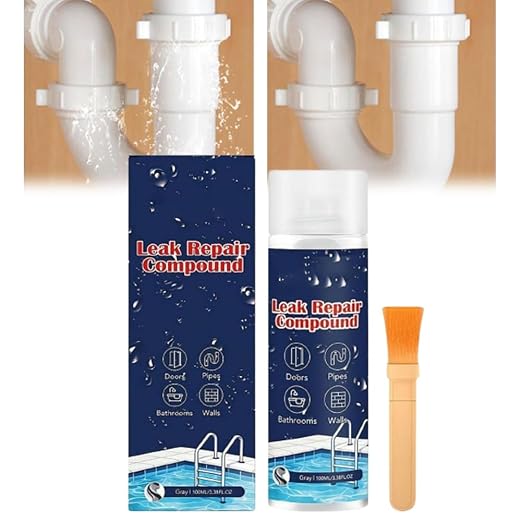 Leak Repair Waterproof Sealant, Clear Sealer Cream and Instant Waterproofing Agent for Concrete Roof Gutter Pipe, Multi-Surface Leak Repair Sealer for Windows Foundations, Long-Lasting Protection