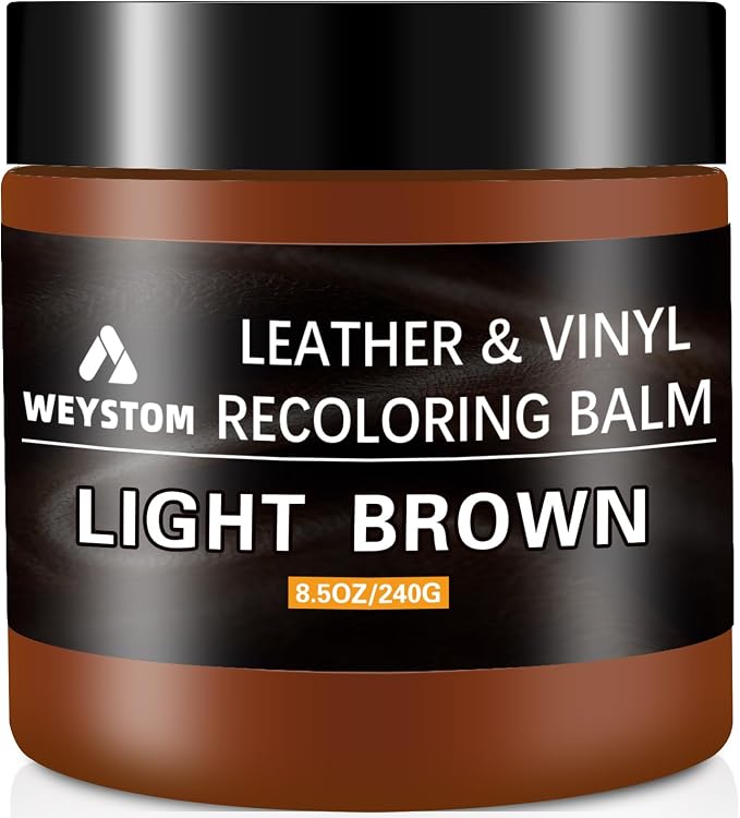 Leather Recoloring Balm, Color Restorer Conditioner, Leather Dye for Furniture, Couch Paint and Repair, Scratch Remover, Leather Color for Couches, Leather Repair Kits