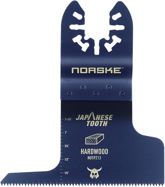 Norske Tools NOTP280 Various Japanese Tooth Bi-Metal Blade (3/Pack), Oscillating Tool Accessories | Oscillating Saw Blades