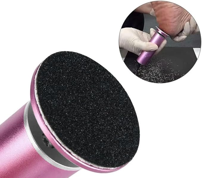 Electric Callus Remover, WONSIM Foot File Grinder Speed Adjustable with 60pcs Replacement Sandpaper Disk, Professional Pedicure Tool for Men Women Dead Cracked Hard Skin Calluses