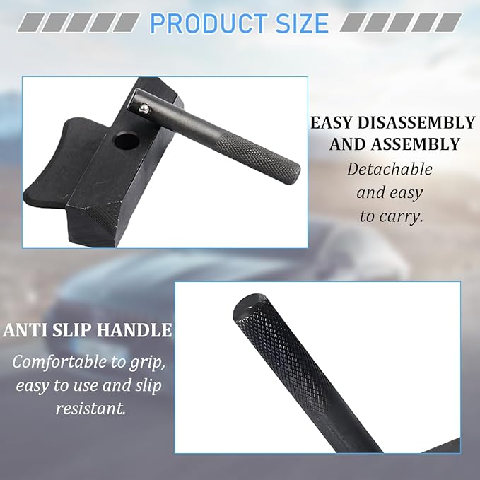 Car Oil Pan Separator Tool, Vehicle Engine Transmission Oil Pan RTV Sealant Remover Repair Tool, Automotive Gasket Removal Scraper Cutter, Universal for Most Vehicles