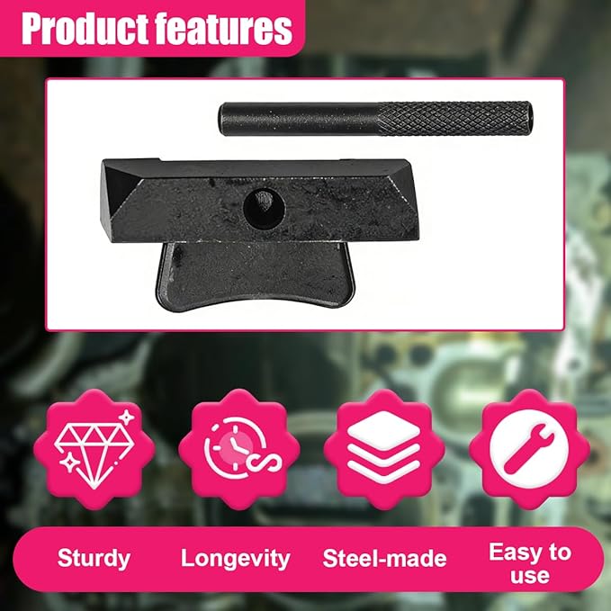 Car Engine Oil Pan Separator Tool, Universal Engine Transmissions RTV Sealant Removal Scraper, Metal Automotive Oil Pan Gasket Seal Remover Repair Tool Kit Fit for Most Vehicles (Black)