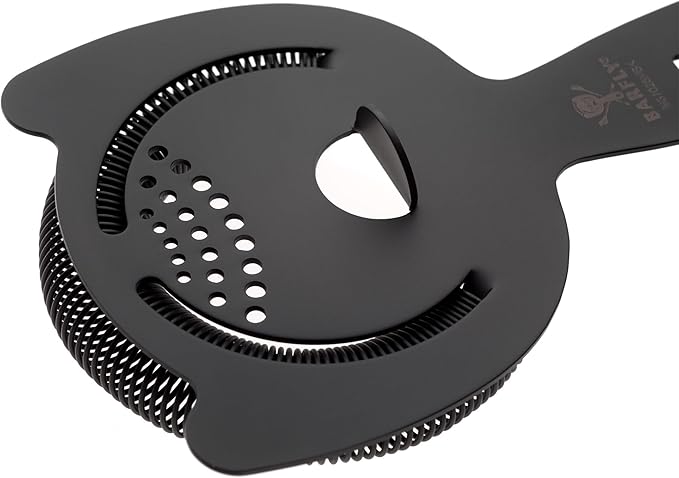 Barfly Heavy Duty Spring Bar Strainer, Matte Black