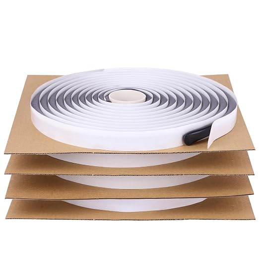Oleitodh 4 Rolls Butyl Sealant Tape – 3/8'' x 60ft Rubber Sealant,Promote Sealing Purpose- Butyl Rope for Automotive (Car, RV, Marine) Headlamps, Taillights, Windshields, Windows and Doors