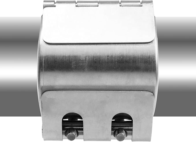 Stainless Steel Pipe Repair Clamp, Emergency Pipe Repair Kit for All Kinds of Pipeline Repair and Connection, Plastic and Metal Pipes (56mm-59mm/2.2-2.3inch)