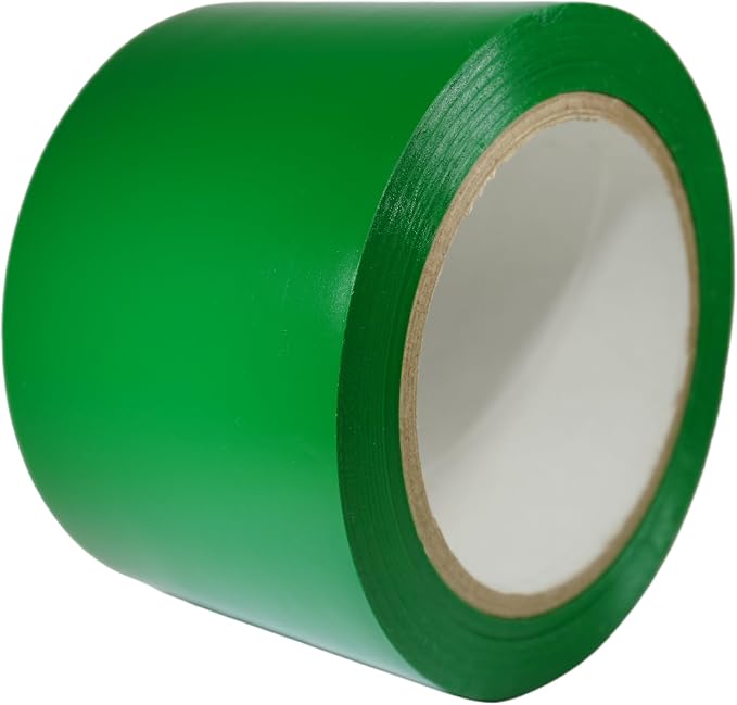 GGR Supplies T.R.U. CVT-536 Kelley Green Vinyl Pinstriping Dance Floor Tape: 3 in. Wide x 36 yds. Several Colors
