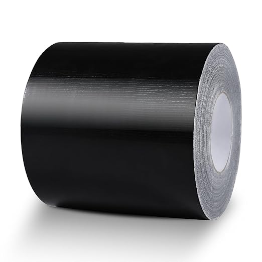 Outdoor Waterproof Repair Tape, Heavy Duty UV Proof Patch for RV, Awning, Tent, Tarp, Boat Cover and Fabric Repair, Black 6 in x 180 ft