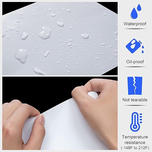 40Pcs Vinyl Siding Repair Kit, Self-Adhesive Waterproof Glossy PVC Vinyl Tape for Cover Any Cracks, Holes, or Blemishes Tools