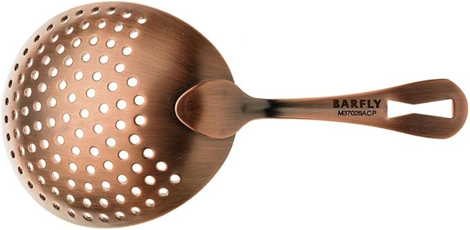Barfly Bar Strainer, Antique Copper