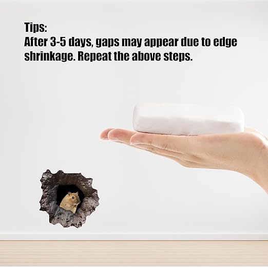 2026 Upgraded Moldable Sealant Clay, Faster Drying - 6-Pack Sealant Mastic, Quick Repair Putty for Drain Pipe Connection, Wall Holes and Air Conditioning Hole Sealing.(6)