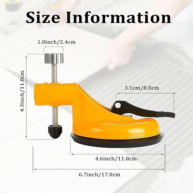 Adjustable Height Setter, Professional Countertop Leveling Lool, Countertop Leveling Tool for Flooring Gap Fix, Stone Slab Alignment, Repair & Seam Leveling