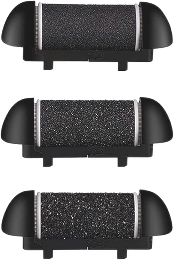 3 Different Replacement Roller Head for IWEEL/CIVYPRO/OTAZWA/ADAMPARK/ZIKILLYA/ELMCHEE/NICEBIRDIE Foot File Pedicure Tools for Feet Callus Shaver Pedicure kit for Cracked Heels and Dead Skin