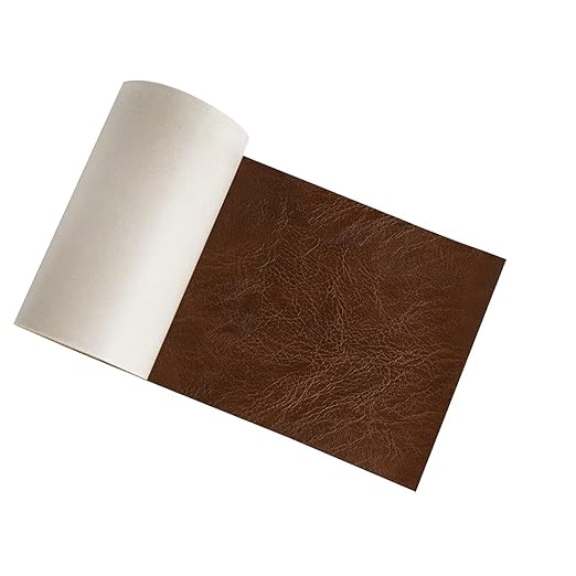 Leather Repair Tape kit Patch Heavy Duty, Retro Tan 4 x 60inch Self Adhesive Patch for Couch,Sofa,Car Seat,Furniture, Drivers Seat,Computer Chair First Aid Vinyl Repair kit