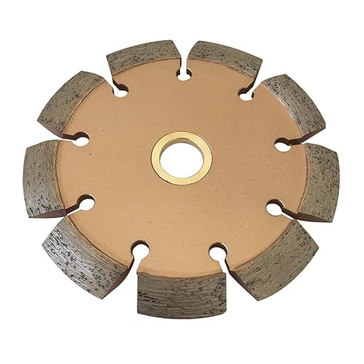 4" Crack Chaser Blade for Cured Concrete, Asphalt Repair or Joint Widen, 0.375" Width, 7/8"-5/8" Non-Threaded Arbor