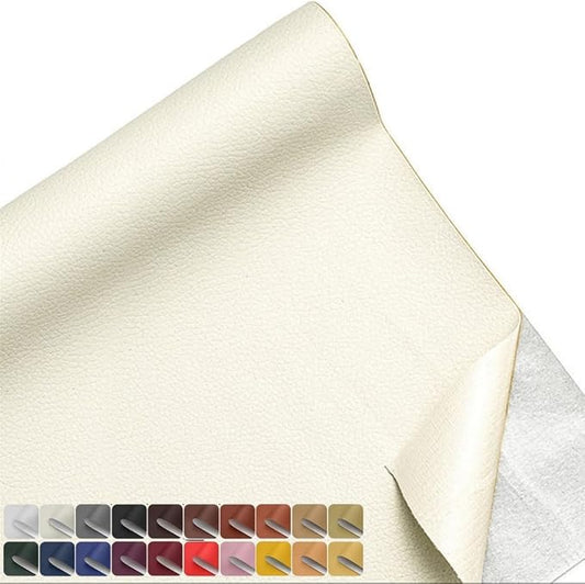 20x54 Inches Leather Repair Patch Self Adhesive, Leather Patch Tape for Furniture, Adhesive Leather Tape for Car Seat Repair, Leather Couch Repair Patch Kit