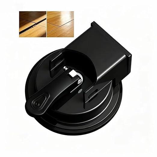 Floor Gap Fixer Tool - Heavy Duty Suction Cup Repair Tool for Laminate, Wood, Tile & Vinyl Flooring - Durable, Compact & Efficient Laminate Floor Gap Repair Tool (Black)