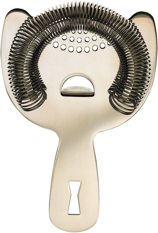 Barfly Heavy Duty Spring Bar Strainer, Stainless Steel