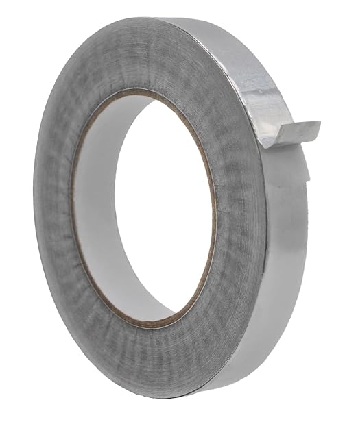 WOD Aluminum Foil Tape - 3/4 inch x 50 yds. Heat Shield Reflective Sealant Tape - Ideal for HVAC, Duct, Pipe, and Metal Insulation and Repair. Low and High Temperature Resistant AFTR28