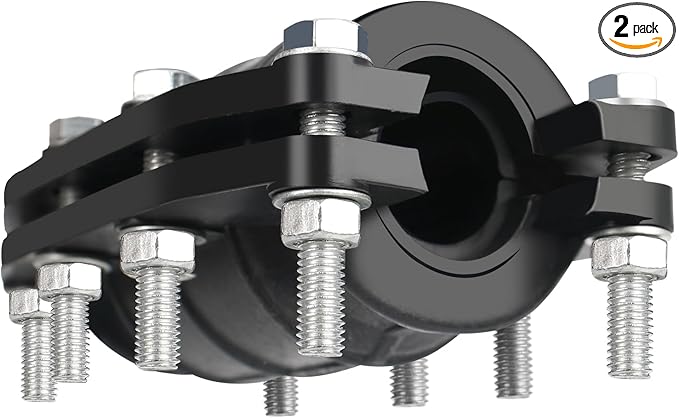 Pipe Repair Clamp Leak Sealer, 3/4 Inch Water Pipe Clamp Repair Kit, for Emergency Pipe Repair of OD 20MM Plastic and Metal Pipes