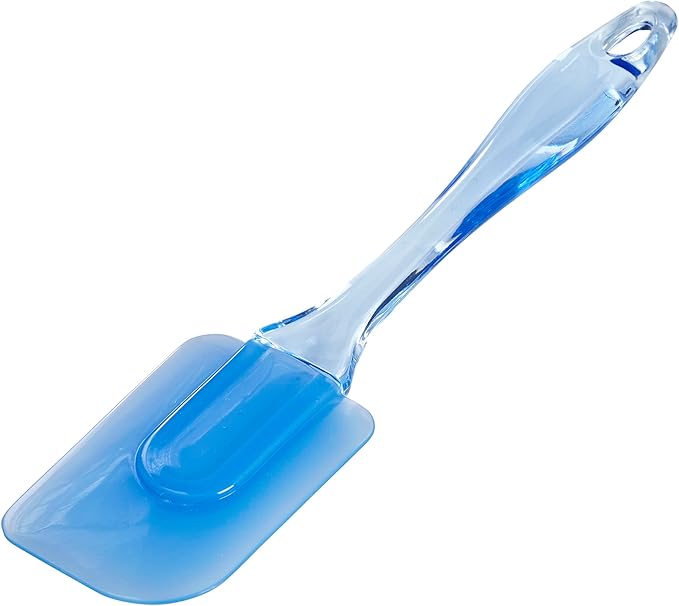 Wilton Easy Flex Silicone Spatula Set - Your Versatile Tools for Mixing, Folding, Scraping, Cooking, Frosting and Serving, Blue, 3-Piece