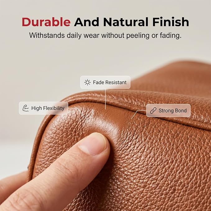 LECDOA Leather Filler, Flexible Fast Drying Leather Repair Compound, Paintable Waterproof Leather Repair Paste, Fixes Holes Tears Cracks Scratches for Car Seats Furniture Shoes (3pcs)