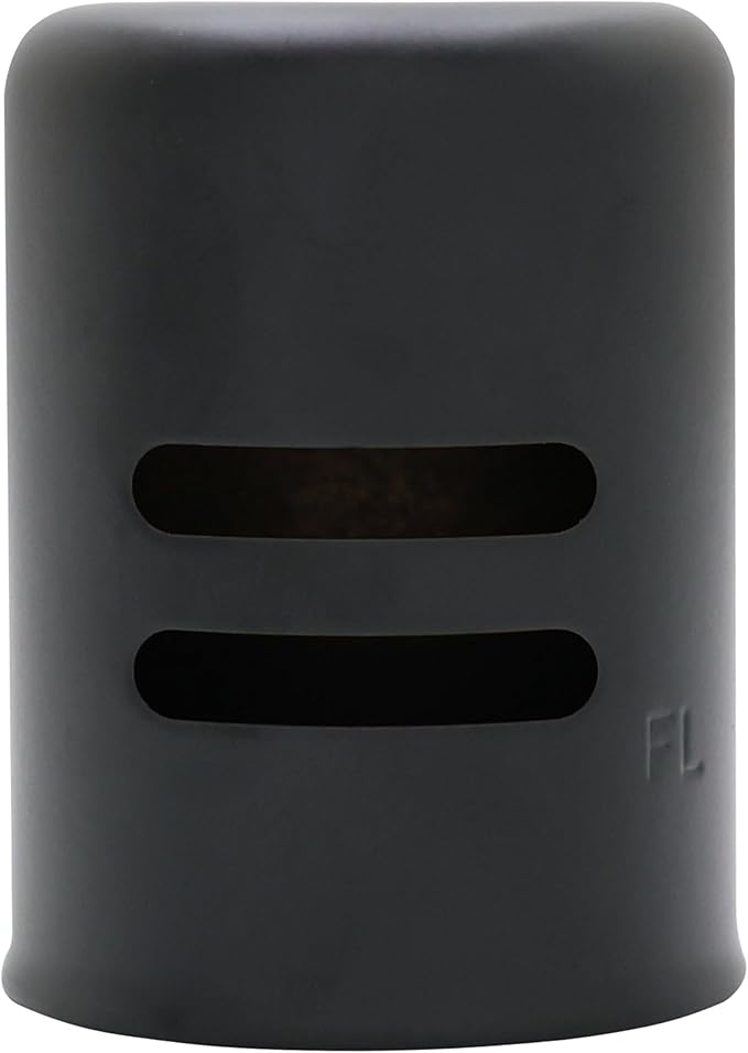 Westbrass D201-62 1-5/8" x 2-1/4" Soild Brass Air Gap Cap Only, Non-Skirted, Matte Black