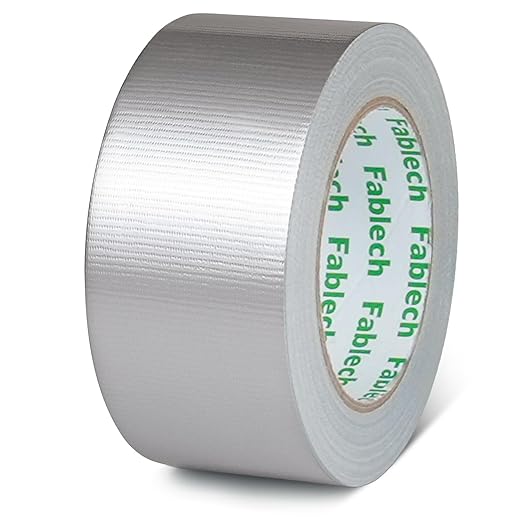 3-Pack Duct Tape Heavy Duty, 9 Mil Thickness, 2 Inch x 30 Yards, Waterproof Strong Adhesive, Flexible,No Residue, Tear by Hand, Multi-Use for Repairs, DIY, Industrial & Home (Silver)