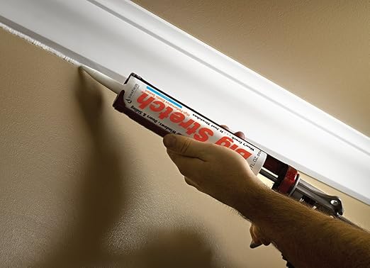 Sashco 10004 Big Stretch Caulk Black 10.5-ounce