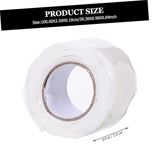 COHEALI 4pcs Seal Tape for Plumbing Flexible Rubberized Repair Tape for Pipe Leaks Cracks and Home Repairs Material Easy to Use