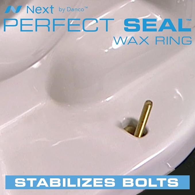 Danco Perfect Seal Toilet Wax Ring | Wax-Free Toilet Seal | Toilet Installation & Repair (10718X)