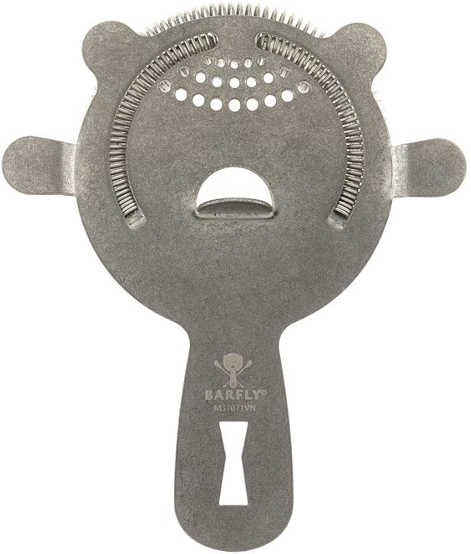 Barfly Heavy-Duty Spring Bar Strainer w/4 Prongs, One Size, Vintage
