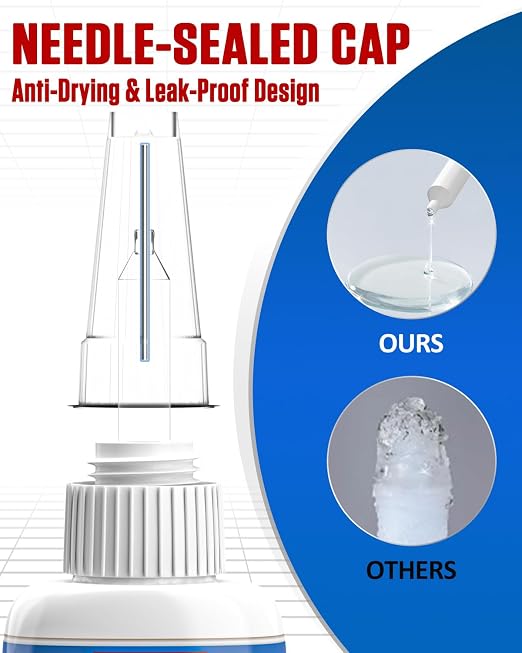 Glass Glue, 35g Ultra Strong Clear, Waterproof & Fast, Curing Adhesive for Glass Repair, Mirror, Crystal, Jewelry, and More