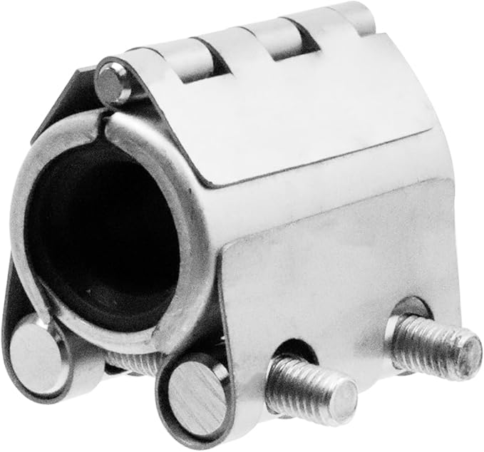 Stainless Steel Pipe Repair Clamp, Emergency Pipe Repair Kit for All Kinds of Pipeline Repair and Connection, Plastic and Metal Pipes (20mm-22mm/0.8-0.9inch)
