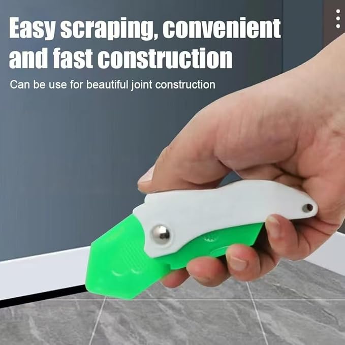 9-in-1 latest version Silicone sealant filling tool,Grout removal tool,Caulking tool,Applicable for glass adhesive leveling in places such as bathrooms,kitchens, windows,and floors.