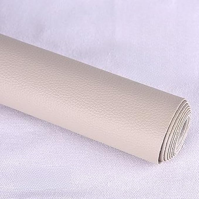 Leather Repair Patch Tape Kit,Self Adhesive Leather Repair Kit for Furniture,Vinyl Repair Kit for Couch,Sofa,Car Seats,Office Chair Luggage (Light Grey,16.93"×78.74")