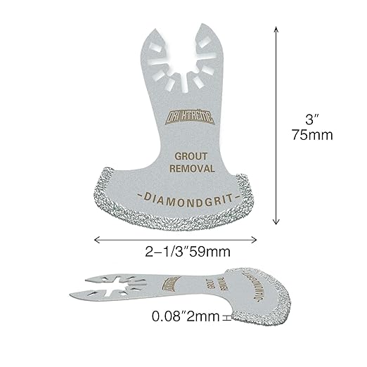 Oscillating Multi Tool Swing Diamond Blades, Diamond Oscillating Tool Blade, Mortar Cutting Saw Blades for Grout Removal, 8-Pack