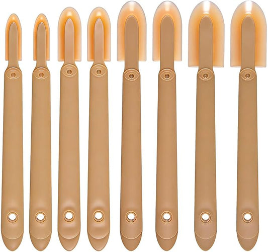 Caulking Tool Kit 8PCS Silicone Caulk Finishing and Smoothing Tools, Reusable Sealant Spatula Spreader Flexible Caulk Smoother with Ergonomic Handle for Bathroom Kitchen Window Floor Sealing
