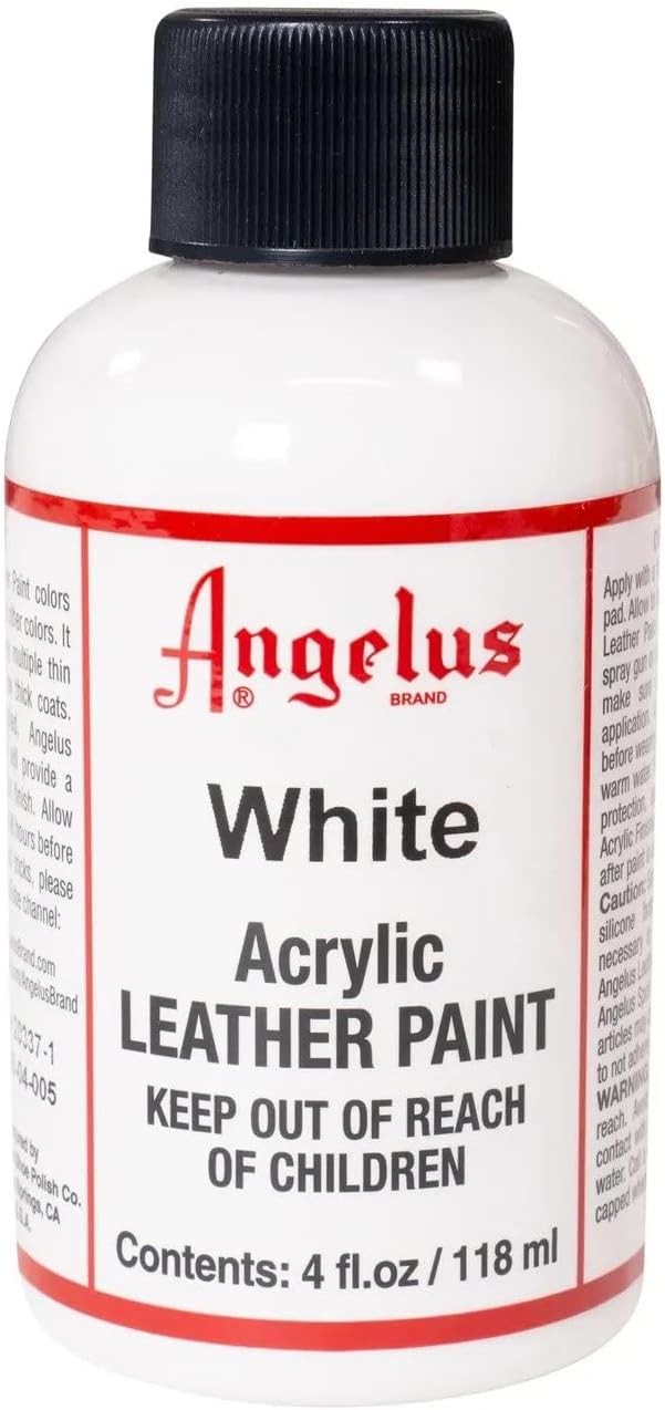Angelus Acrylic Leather Paint 4oz White