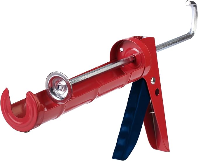 Bates- Caulking Silicone Gun, 10:1 Thrust Ratio, Hand Caulking Guns, No Drip