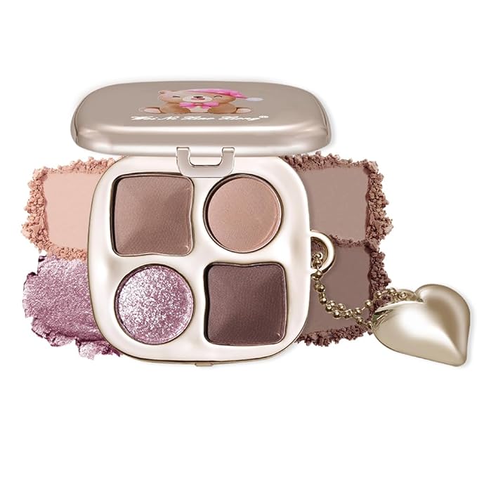 Cool-Toned Nude & Mauve Brown Eyeshadow Palette–High-Pigment Matte Shimmer Eye shadow, Blendable Long-Lasting Waterproof Smokey Eye & Contour Palette for Nude Everyday Makeup Paleta de Sombras de Ojos