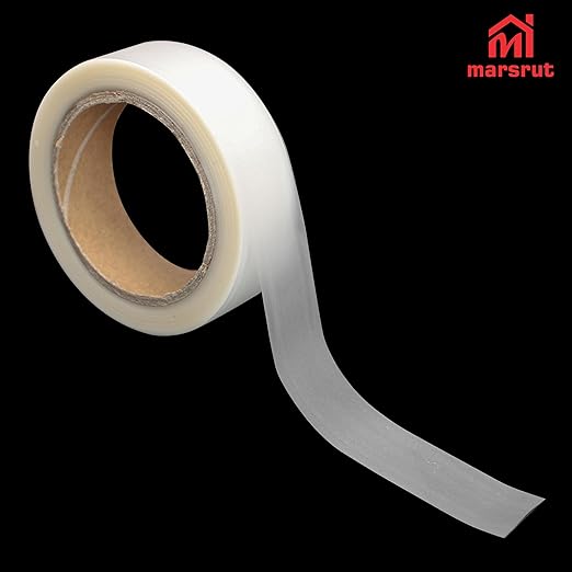 Tent Seam Tape, 2 Rolls, Total 131 Feet, Waterproof Tent Tape Repair, Iron On Hot Melt Seam Sealing, Clear Fusible Adhesive Tape for Fabric, Outdoor Camping Gear, Awning, Raincoats & Sportswear