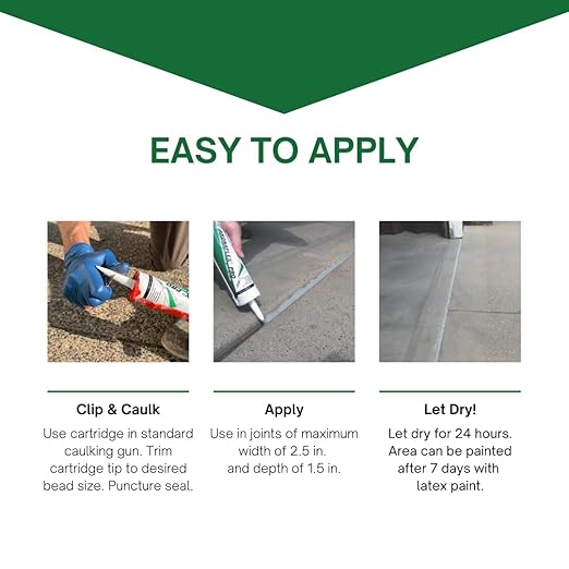 Akonaflex Pro Self-Leveling Expansion Joint Repair - Concrete Crack Filler, Self-Leveling Technology, Great for Driveways & Sidewalks, Caulk, Backer Rod Compatible, Seals Joints (29 Fluid Ounces)