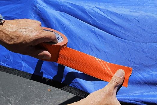 IPG JobSite DUCTape, Colored Duct Tape, 1.88" x 60 yd, Orange (Single Roll)