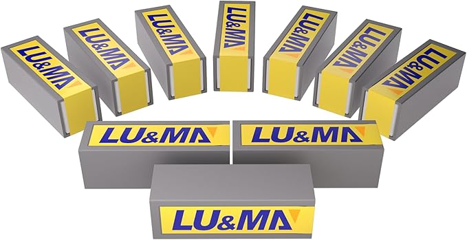 LU&MN Carbide Scraper Replacement Blades, 2" / 50×12×1.5mm Double-Edged Reversible Blades, Fits Most Handheld Paint, Glue& Grout Scrapers, 100Pieces
