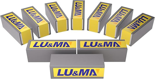 LU&MN Carbide Scraper Replacement Blades, 2.38" / 60×12×1.5mm Double-Edged Reversible Blades, Fits Most Handheld Paint, Glue& Grout Scrapers, 100Pieces