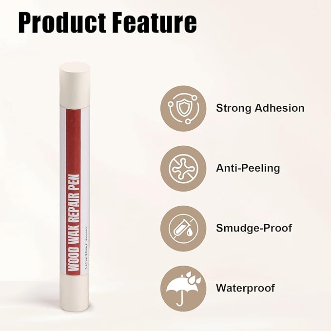 Wood Filler Sticks, 20 Colors Wood Repair Wax Crayons with Scraper, Wood Touch Up Markers for Repairing Scratches, Cracks, Holes in Cabinets, Floors, Tables and Doors[Light Color Series]